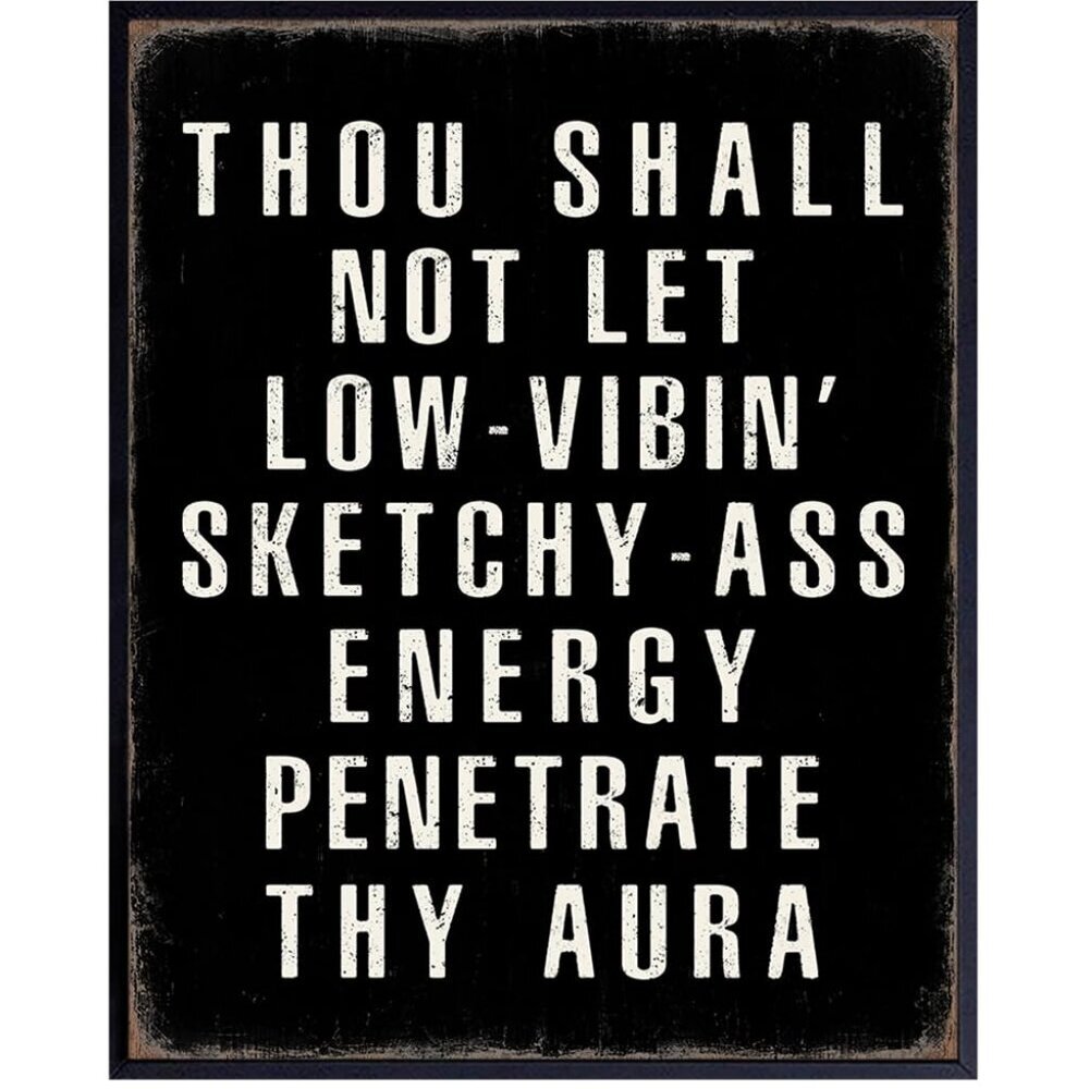 Motivation Quotes Wall Art - Funny Quotes Wall Art & Decor - Funny Sayings Wall